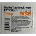 Rugby Clear Nicotine Transdermal System Patch 14 mg. Step Two (Box of