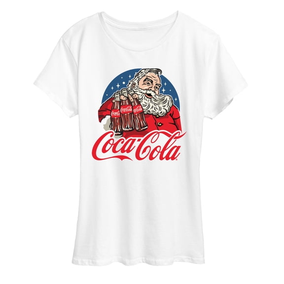 Coca-Cola - Santa Coke Bottles - Women's Short Sleeve Graphic T-Shirt
