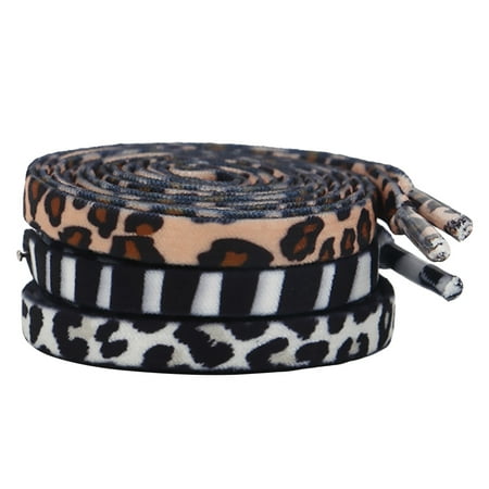 

Homemaxs Laces Shoe Shoelace Shoelaces Elastic Shoes Flat Sneakers Sneaker Strings Ribbon Leopard Boot Sports Boots Trainers