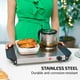 thumbnail image 3 of Servidor de buffet y calentador de comida OVENTE FW152S 2x1.5L inoxidable, 3 of 5