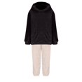 thumbnail image 6 of Oksale Plus Size Sweatsuirts for Women 2 Piece Warm Fleece Lined Sweatshirts with Hood Soft Cozy Long Sweat Pants Underwear Baggy Loungwear Beige XL, 6 of 7