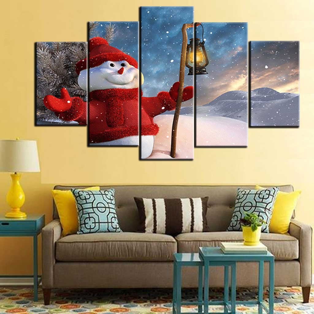 12"x16"Santa Claus with gifts HD canvas photo home decor wall Art poster picture 