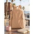 thumbnail image 5 of Gustave Nylon Backpack Purse for Women Multi-Pocket Lightweight 14" Laptop Travel Backpack Casual Daypack for Daily Work College(Khaki), 5 of 8