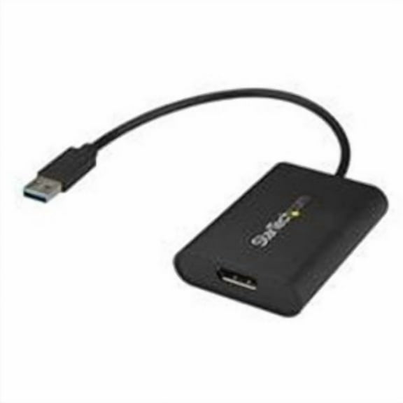 4K x 2K at 30 Hz USB to Displayport Adapter - USB 3.0, Black