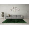 thumbnail image 3 of Ahgly Company Indoor Rectangle Abstract Emerald Green Modern Area Rugs, 2' x 4', 3 of 4