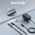 thumbnail image 7 of Alxum IDE to SATA Adapter Cable, IDE to USB External Hard Drive Reader for 2.5/3.5 inch IDE HDD and SATA III HDD/SSD, with USB C Cable with USB A Adapter and 12V/2A Power Supply, 7 of 7