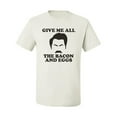 thumbnail image 2 of Parks and Recreations Give Me All The Bacon and Eggs Pop Men's Graphic T-Shirt, White, Large, 2 of 3