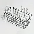 Herrnalise Hanging Kitchen Baskets For Storage Adhesive Sturdy Small
