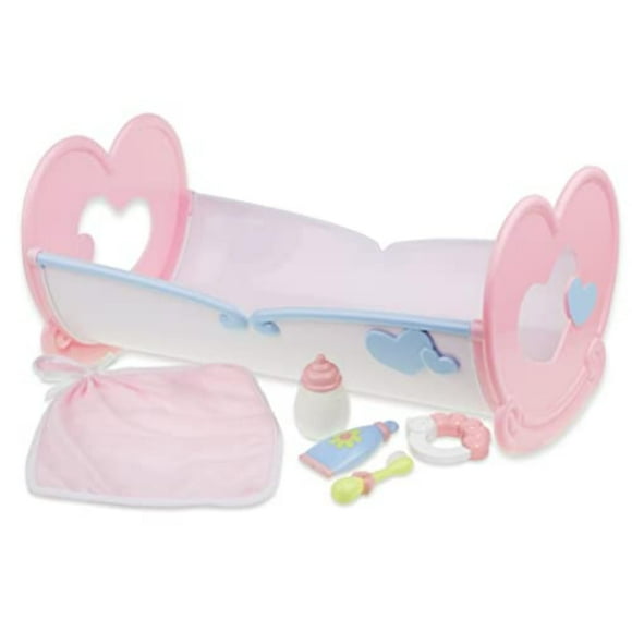 Muñeca Rocking Crib JC Toys para Keeps Playtime, rosa