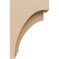 thumbnail image 3 of 3"W x 6"D x 9"H Classic Rivera Rough Cedar Woodgrain TimberThane Corbel, Primed Tan, 3 of 6