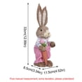 thumbnail image 3 of Desktop Decor,Easter Simulation Bunny Home Garden Bunny Decoration Creative Straw Bunny, 3 of 8