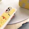 thumbnail image 6 of Cute Cartoon Duck Embroidery Hairy Phone Case Compatible with iPhone Case (Yellow,iPhone 13 Pro Max), 6 of 6