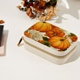 thumbnail image 7 of Thanksgiving Pumpkin Velvet Portable Decorative Box with Removable Compartment - Storage Box, Display Case, and Earring Holder - Ideal Gift, 7 of 7