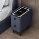 thumbnail image 5 of Solid Wood Bedside Table Nordic Style Smart Bedroom Nightstands with Wireless Charging USB Bluetooth Storage Cabinet My Lux Decor Round, 5 of 6