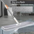 thumbnail image 3 of 32 Inch Wide Microfiber Mop for Hardwood & Tile Floors - 360 Rotating Aluminum Handle with 4 Reusable Pads, 3 of 4