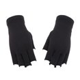 thumbnail image 1 of Guantes negros de protección solar Medio dedo Guantes de entrenamiento Guantes de protección UV cortos para Nail Art Outdo, 1 of 2
