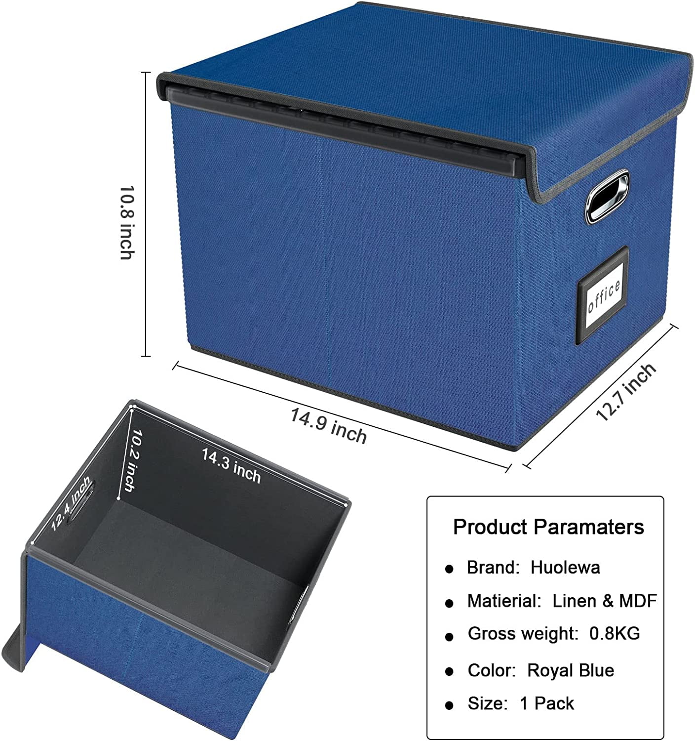 Foldable Storage Box - Blue — Stationery Pal