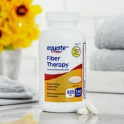 (2 pack) Equate Fiber Therapy Calcium Polycarbophil Caplets, 625 mg, 140 Count, Compare to FiberCon® Active Ingredient
