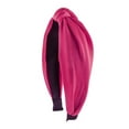 thumbnail image 2 of Mightlink Women Hair Hoop Candy Color Knotted Headband Candy Color Fabric Hair Hoop Elastic Head Band Wide Hairband, 2 of 5