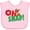 AD-Pink, variant on Inktastic Oh Snap Boys or Girls Baby Bib