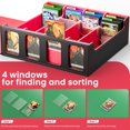 thumbnail image 4 of Caja de almacenamiento de tarjetas coleccionables Flooyes Caja de almacenamiento de tarjetas roja, 4 of 7