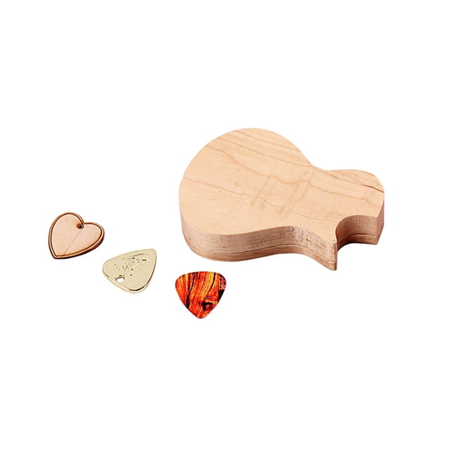 Yuarrent Púa de guitarra acústica con caja de almacenamiento Tonos Accesorio musical hecho a mano Púas fuertes Púas Música Resistente al Accesorios para instrumentos musicales