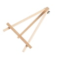 thumbnail image 2 of KAKOWELY 1PC Small Tabletop Wood Display Rack Mini Easel Photo Frame Tripod Bracket,18.9"X10.24"X0.79", 2 of 5