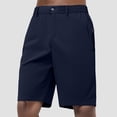 thumbnail image 5 of CONZONE Mens Casual Suit Shorts Buttons Dress Shorts for Men Solid Color Lightweight Slim Fit Party Wedding Shorts With Pockets, 5 of 5