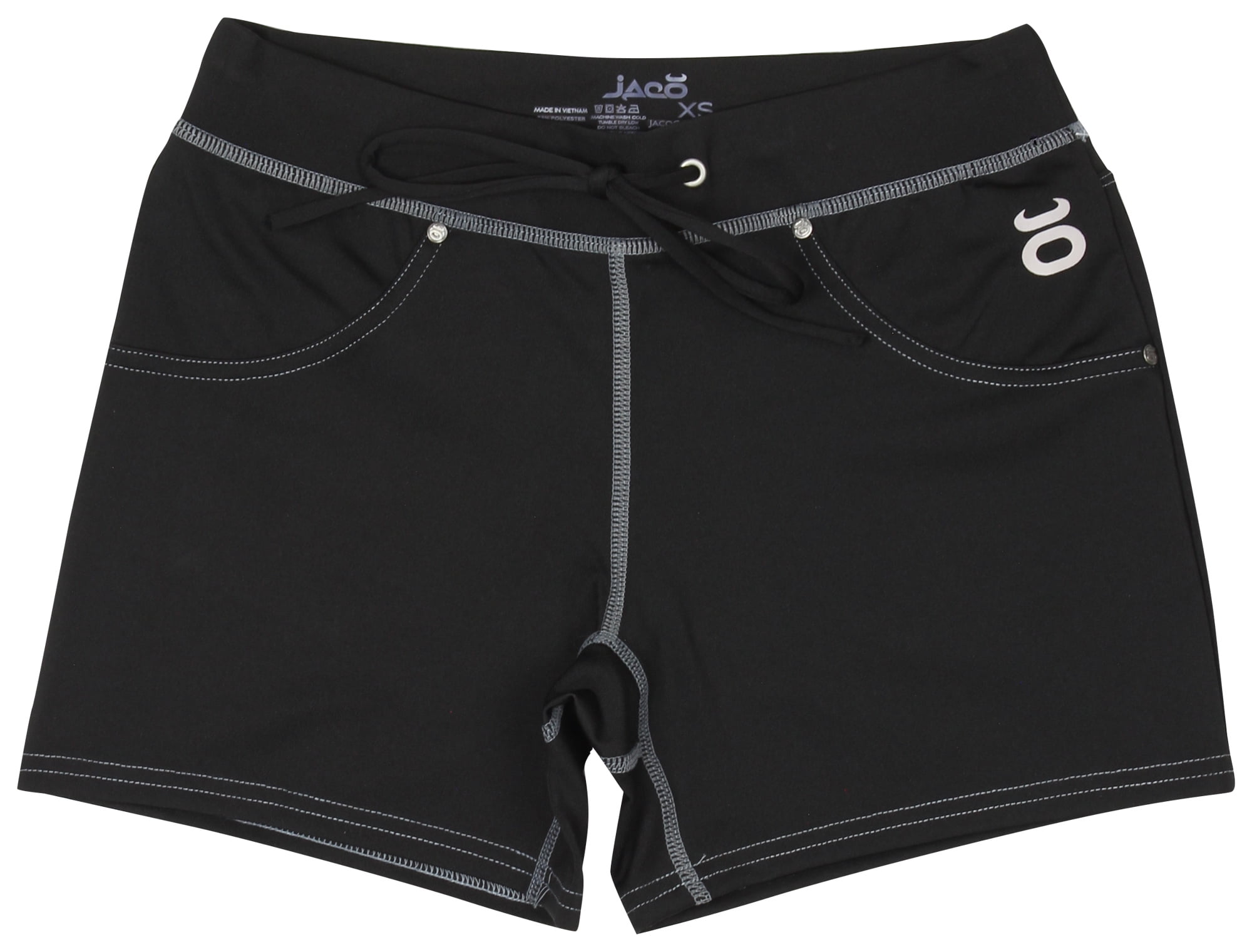 Jaco Jaco Womens Booty Shorts Black XS