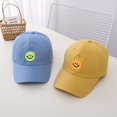 thumbnail image 5 of Smiley Face Hat Kids Baseball Hat Cap Girls Boys Adjustable Toddler Baseball Cap Cute Embroidered Hats Age 2-8, 5 of 5
