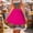 Hot Pink, variant on JOANKDMI Women's Traditional Tavern Maid Costume Floral Dress with Ruffled Pocket Apron for Cultural Festival Event Halloween Carnival Party Dress Up Outfit