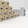 thumbnail image 6 of Ekena Millwork 40"H x 15'L Fiberthane Bradford Unassembled Balustrade Railing Kit, Style D (6 7/8" On-Center Spacing to Pass 4" Sphere Code), 6 of 6