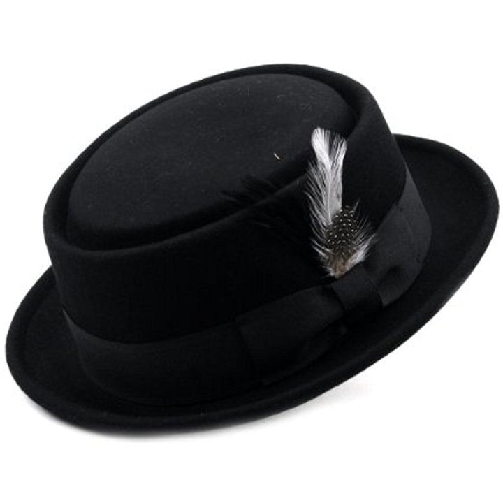 Crushable Black Fedora Hat with Short Brim for Men Philippines Ubuy