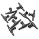thumbnail image 1 of DGZZI Válvula de control en forma de T, 10 piezas, plástico negro, conector regulador de línea de aire de 2 vías para acuario, bomba de pecera, 4 mm, 1 of 1