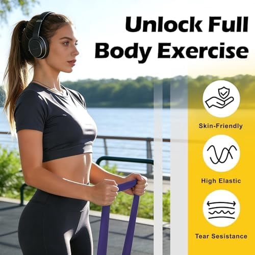 Jointown Pull Up Bands, Resistance Bands Set, Pull-Up Assistance Bands Set for Men & Women, Exercise Workout Bands for Working Out, Body Stretching, Physical Therapy, Muscle Training