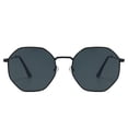 thumbnail image 6 of Wutalume Advanced Unisex Retro Sunglasses, Large Frame Flat Mirror Lens, Classic Oversized UV Protection Sun Glasses for Men and Women, Daily Fashion Outdoor Wear,C, 6 of 6