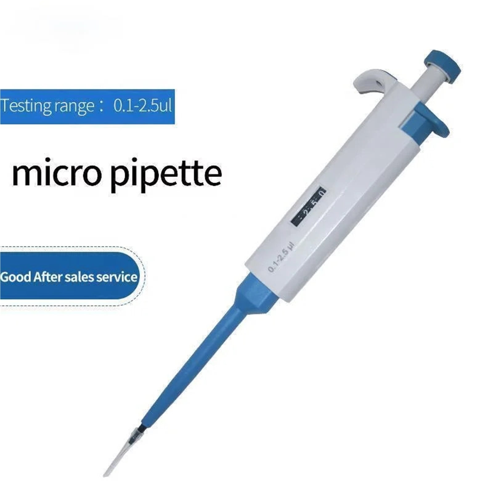 5pcs/lot Lab Various Volume Mechanical Single Channel Pipette 0.1ul-10ml , High-Accurate
