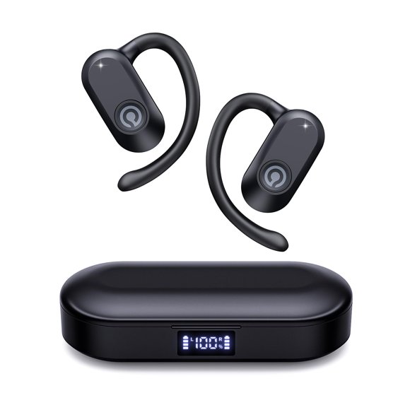 Auriculares de Conducción Ósea CXK Abiertos Bluetooth 5.4 Negro