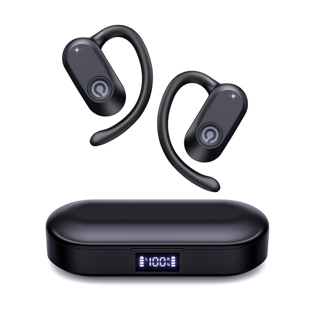 Auriculares Open Ear CXK Bluetooth 5.4 True Wireless negros