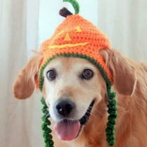 MYFLOCY Halloween Dog Pumpkin Hat Unique Cat Pet Clothing