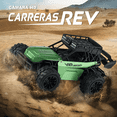 thumbnail image 3 of Auto RC 1:16 4WD con Cámara 1080P 5G WiFi y Chat de Voz en Tiempo Real, Alta Velocidad 20km/h+, Alcance 80M, Todo Terreno, Batería Recargable, Verde, Regalo Interactivo Premium, 3 of 7