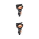 thumbnail image 2 of Wosthever Soporte de luz Plásticos Accesorios para ciclismo Instalación práctica Montaje de lámpara multicolor Pieza reemplazada Suministros Negro/Naranja 2piezas, 2 of 6