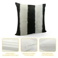 thumbnail image 4 of ONETECH  Black and White Throw Pillow Covers,Soft Faux Rabbit Fur Back,Square Decorative Cushion Cases with Zipper,Modern Home Decor for Couch,Bed, 4 of 5