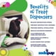 thumbnail image 4 of Dispensador de golosinas y juguete masticable para perros SodaPup, lata de goma, 4 of 6