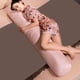 thumbnail image 1 of Almohada Larga de Terciopelo Rosa, 70CM, 1 of 6