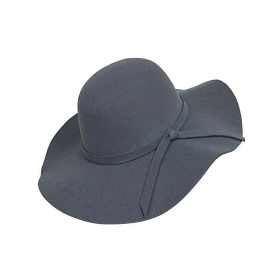 Bowknot Wide Brim Floppy Hat