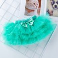 thumbnail image 2 of CHEEREAM Baby Girls Rainbow Flower Tulle Princess Skirt Toddler Bow Front Tutu Girls Clothes Size 0-24Months, 2 of 9