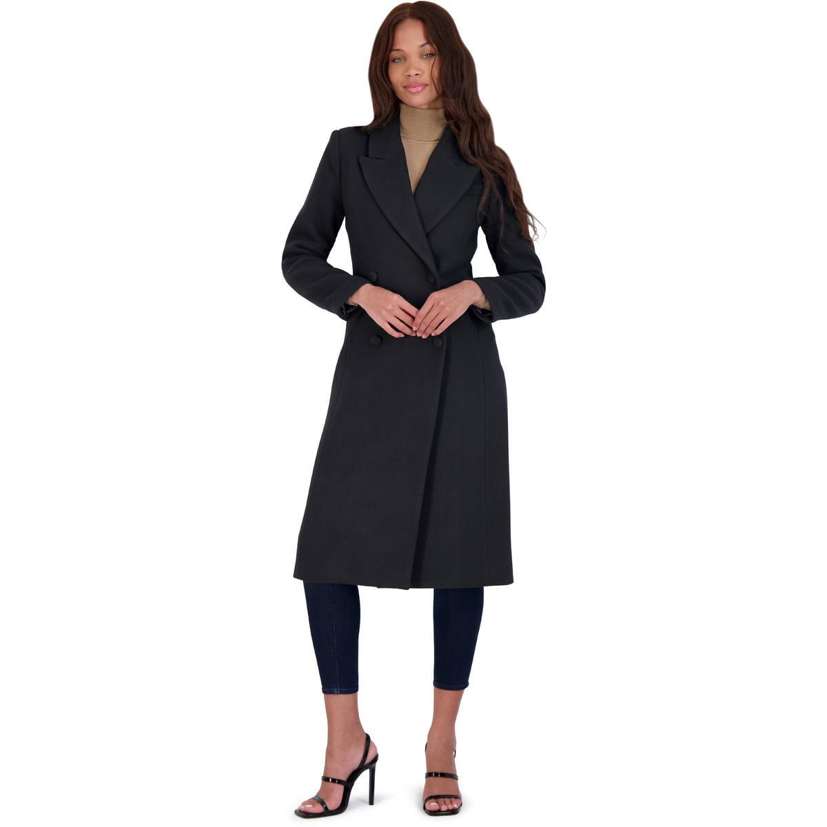 avec Les Filles Double Breasted Tailored Coat Black L