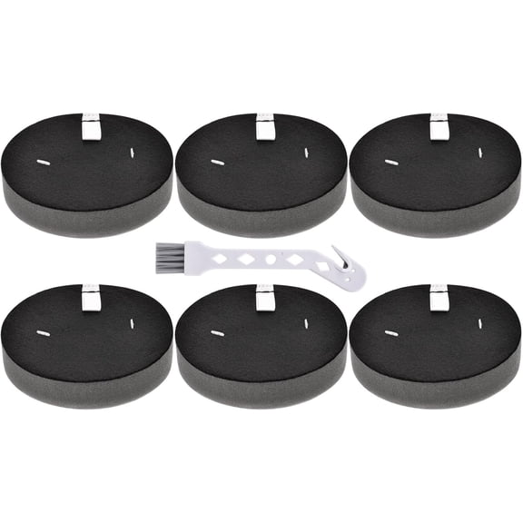 6 Pack Filter for Bissell for Cleanview Pet Slim 3070 2831 3080 2921 3925 2903 3070 Poweredge Cordless 2900 3274 Pet Hair Eraser Slim 2897 Corded Stick Vacuum Model, Replace Part #1623102