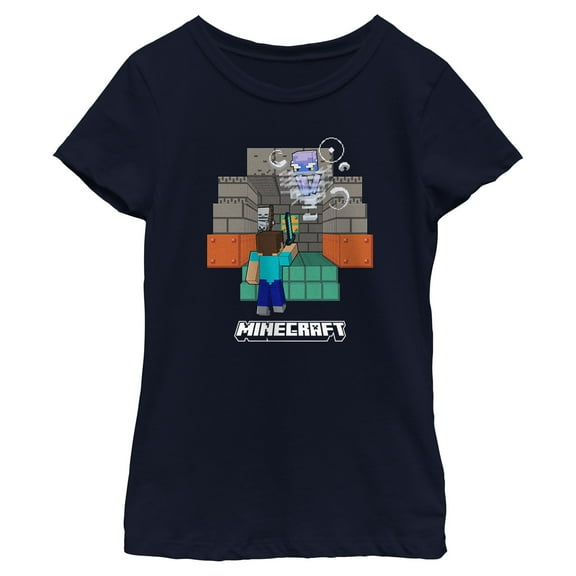 Girls Minecraft Dungeon Explorer T Shirt